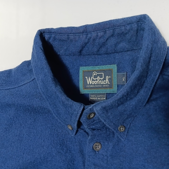 Woolrich Vintage Flannel men's button down shirt. Size XL - Picture 9 of 10